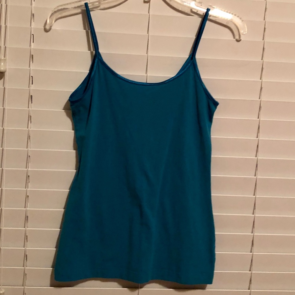 Bright blue stretchy cami